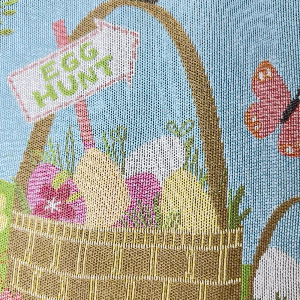 Easter Bunny‎ Egg Hunt  Basket Pastel Placemats Set Of 4
